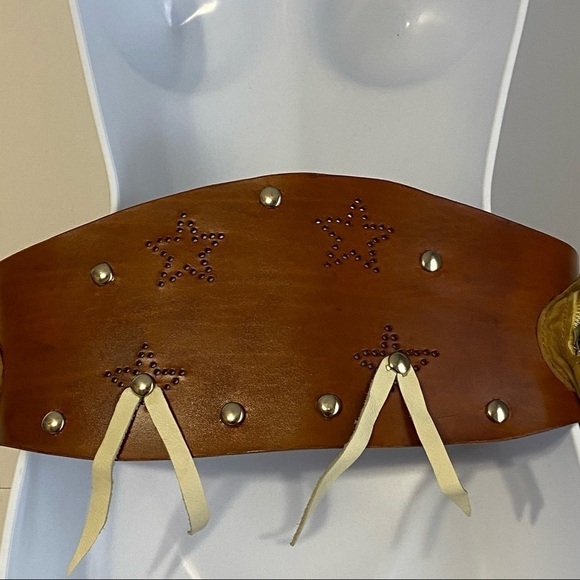 WOMENS authentic handmade leather western belt main image 5